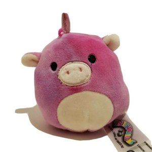 SQUISHMALLOW "LOLA" The Unicorn 3.5" Clip-on pink/purple tie-die White Tummy2018